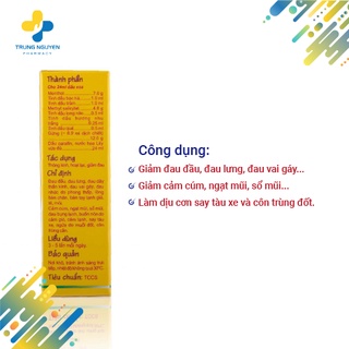 Dầu gừng Thái Dương (Lọ 24ml)
