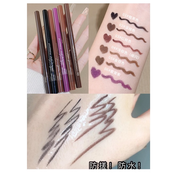 Bút Kẻ Mắt Dạng Gel Xixi Chống Thấm Nước Chống Nhòe Lâu Trôi Sắc Tố Cao