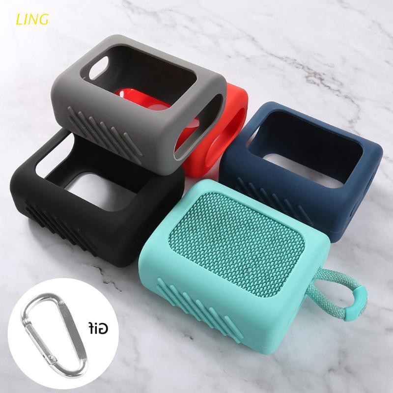 LING Ốp Silicon Vỏ Bảo Vệ Loa Cho-JBL GO 3 GO3 Loa Bluetooth