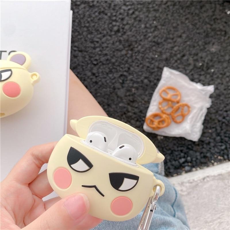 ☘️Tặng kèm dây đeo☘️Case Airpod 1 2 ...Vỏ bao bọc bear Panda đựng tai nghe không dây Gấu Trúc airpods silicon