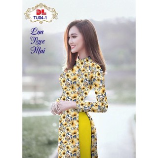 Vải áo dài hoa nhí