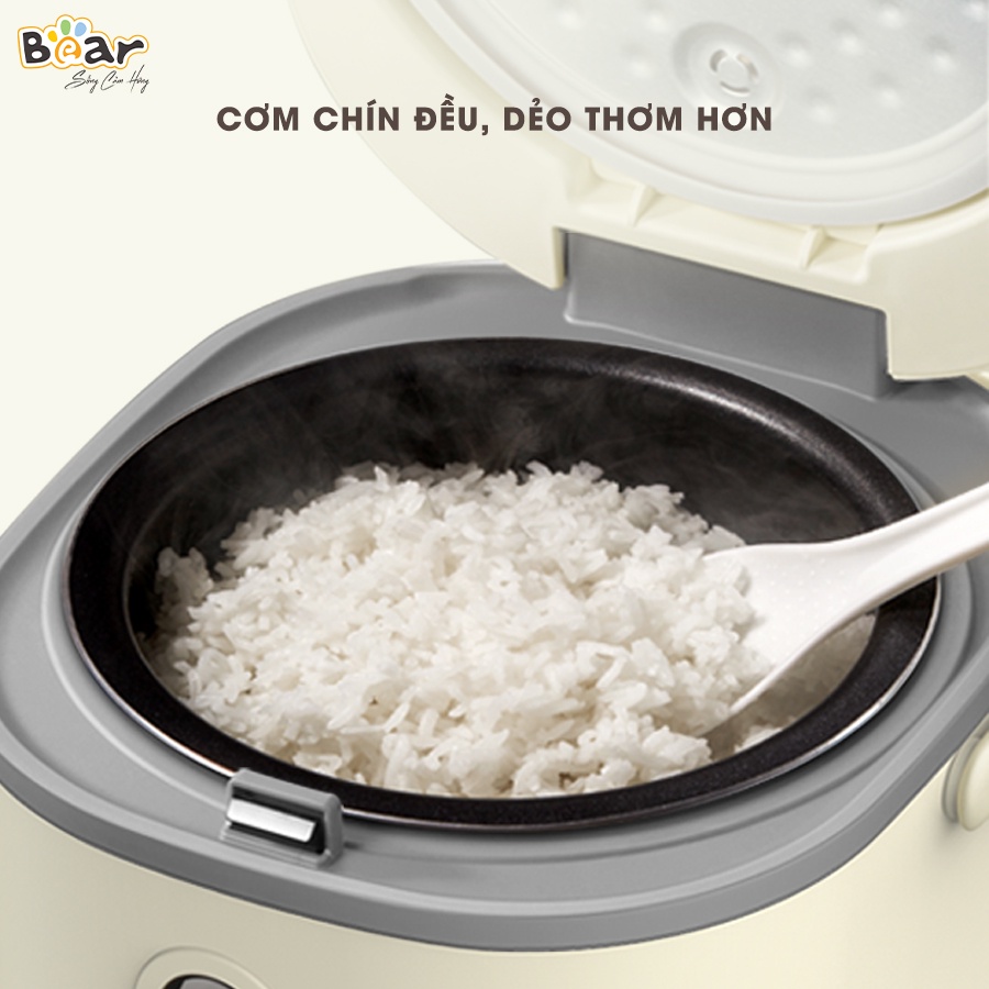 [Bear Chính Hãng] Nồi cơm điện thông minh Bear SUBE015 (DFB-B20A1)_Trắng kem