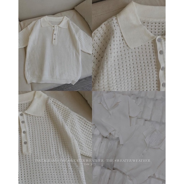 [ Ảnh thật ] Áo polo len lưới hàng Quảng Châu chuẩn l1 -Cuastore.vn