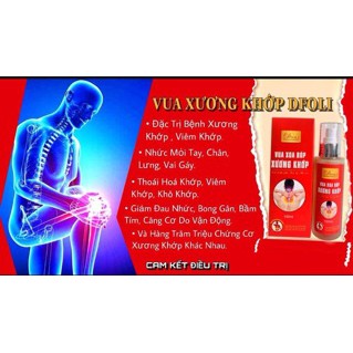 Dầu xoa bóp - Vua xoa bóp xương khớp DFOLI - 100ml