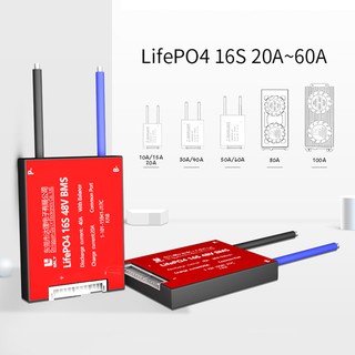 Bảng Mạch Cân Bằng 3.2v Lifepo4 16s 48v 20a 30a 40a 50a 60a 80a  Bms