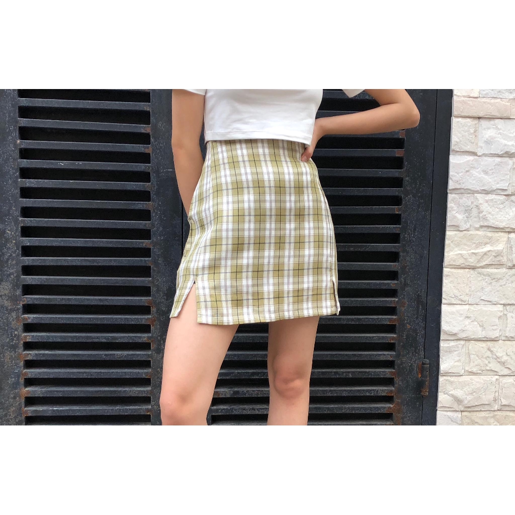 Chân váy kẻ caro Ulzzang nhiều màu
