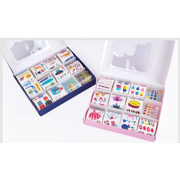 Đồ chơi miếng dán hình xăm và móng tay an toàn cho bé,Bộ tattoos và nail stickers,hãng Joan Miro xuất khẩu cho trẻ
