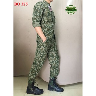 Quần áo lính rằn ri đặc công mã 325