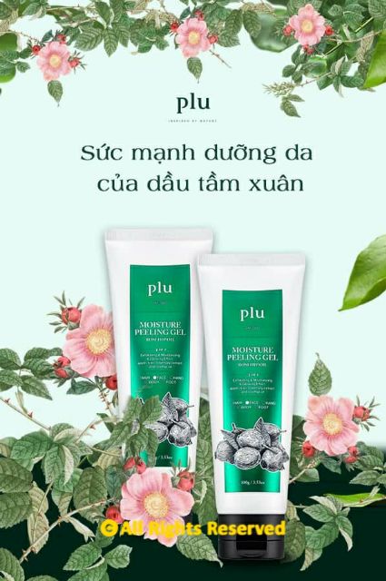 Gel Tẩy Tế Bào Chết Tinh Dầu Tầm Xuân Dành Cho Da Mặt