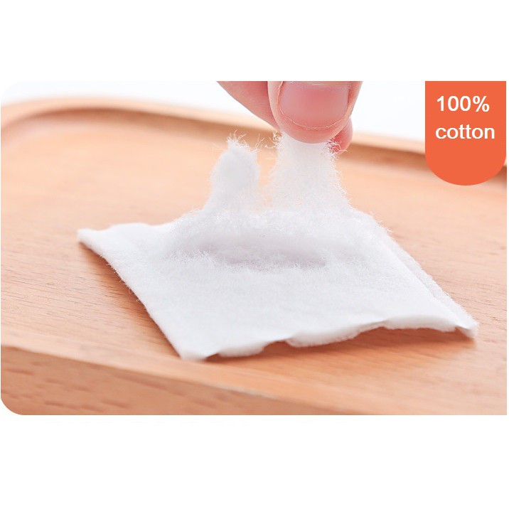 Bông tẩy trang 222 miếng Cotton Pads siêu dai giá rẻ