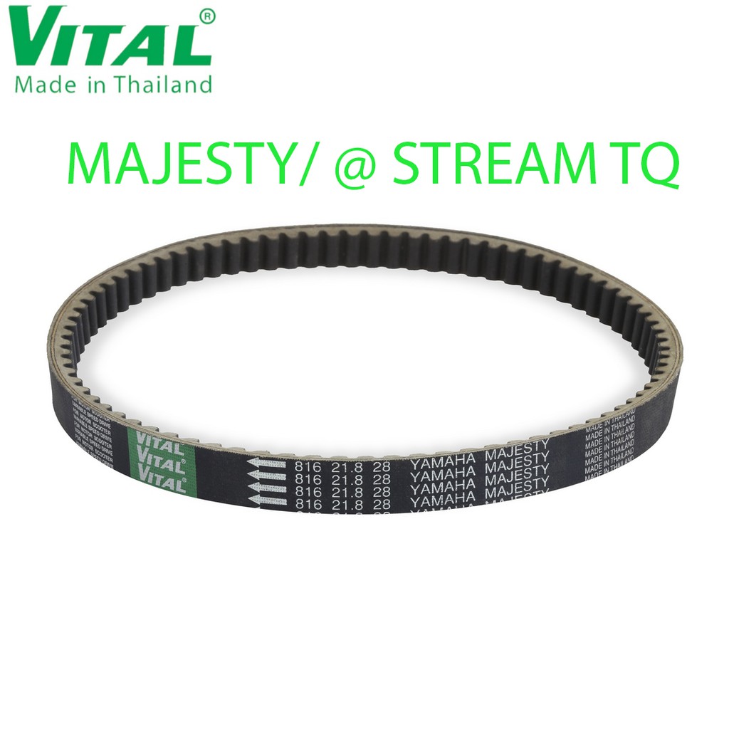 Dây Curoa MAJESTY, @ STREAM TQ hiệu VITAL- Dây curoa VITAL chính hãng, hàng Thái lan chất lượng cao