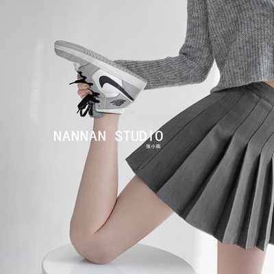 Chân váy SUXI dáng chữ A lưng cao xếp ly thời trang mùa hè xinh xắn dành cho nữ