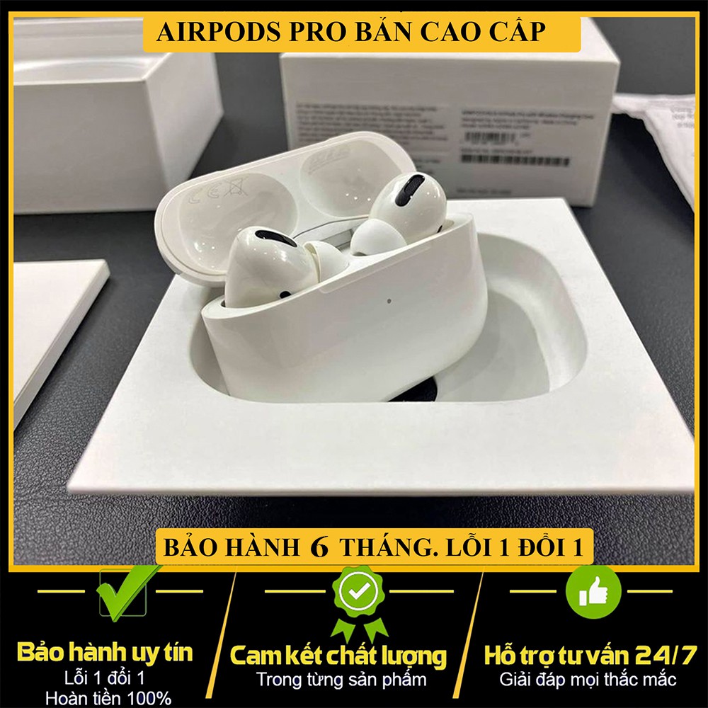 [Bản Cao Cấp] Tai Nghe Bluetooth Không Dây Airpod Pro Đổi Tên, Định Vị