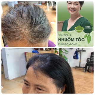 Hộp 5 gói bột nhuộm phủ bạc Ybome