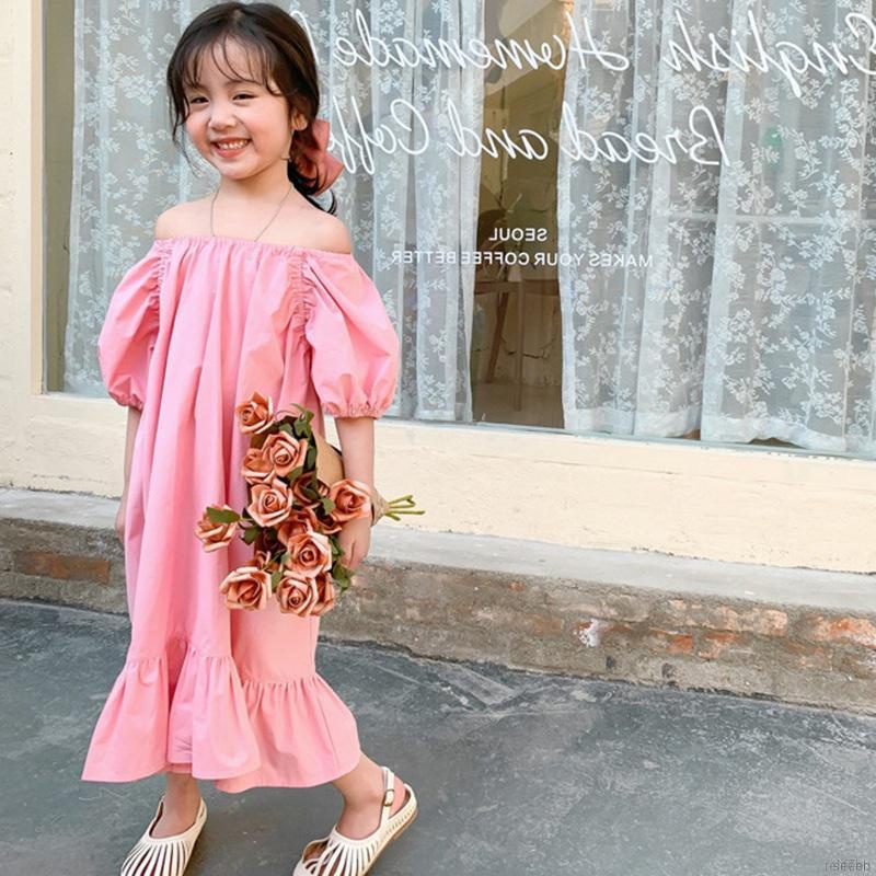 Váy mùa hè có diềm xếp nếp ngọt ngào đang yêu phong cách Hàn Quốc dành cho nữ