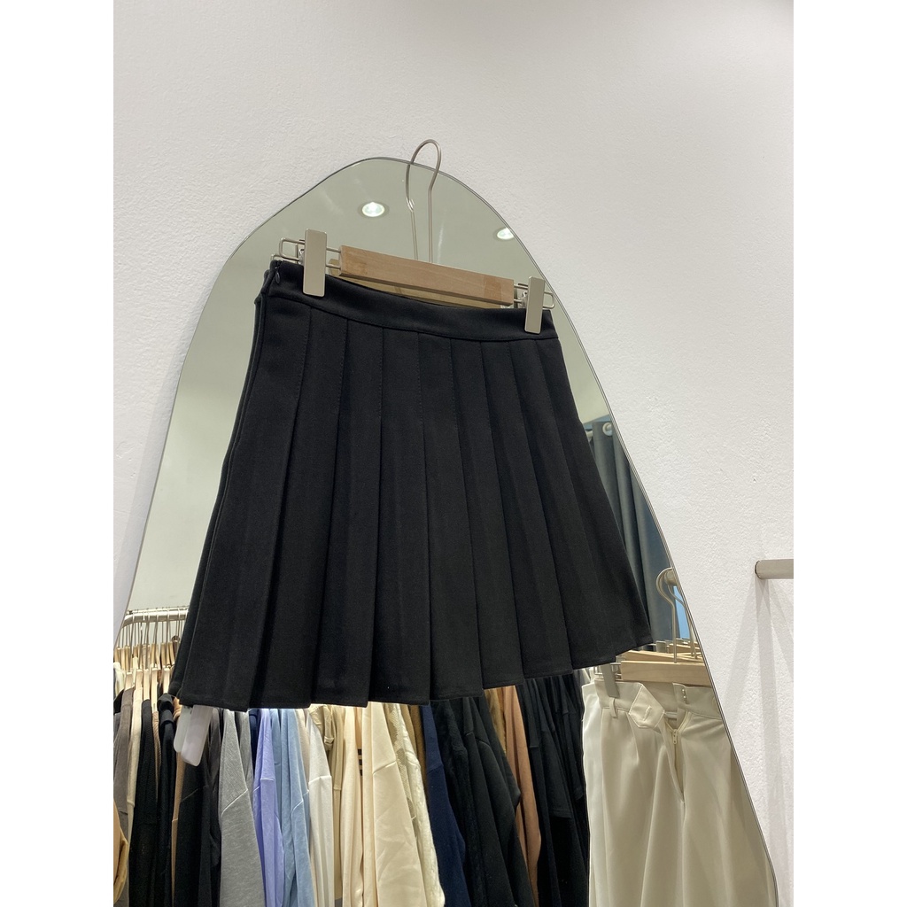 Chân váy xếp li dạ trơn CV164 SUSTORE