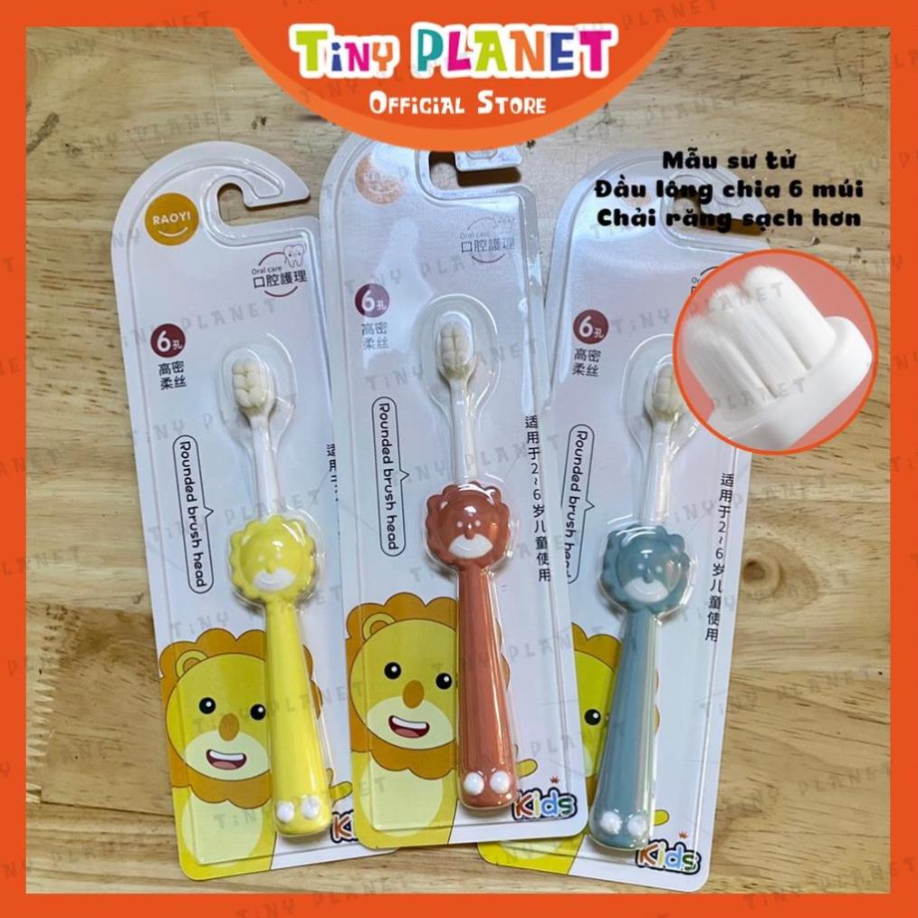 (quà tặng) (BC15075)]Bàn chải đánh răng lông cotton siêu mềm cho bé từ 2 tuổi Mini Soft PK Tkutrang