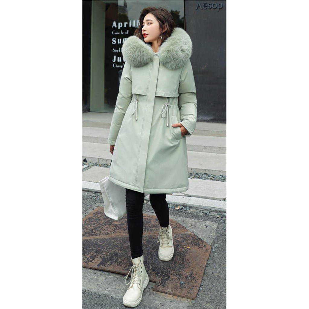 Áo khoác parka nữ dài EvaLover