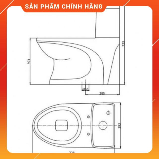 (SALE) Bồn Cầu Viglacera V39 Nắp Êm V37 + Vòi Xịt VG826- hàng chính hãng giao hàng kèm phiếu bảo hành