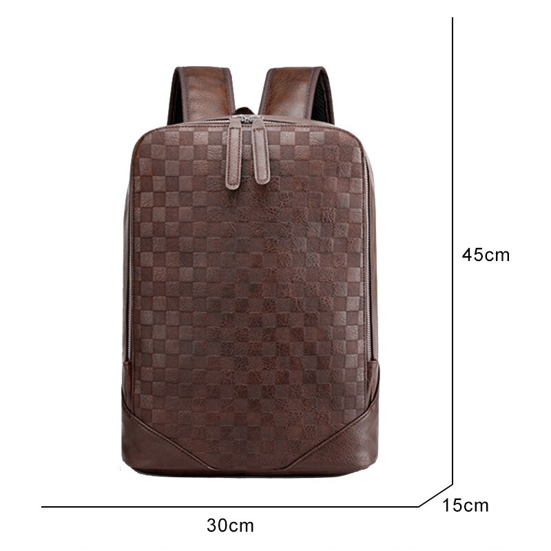 Ba Lô Da Pu Đựng Laptop Chống Thấm Nước 2022 Phong Cách Doanh Nhân Sang Trọng Cho Nam