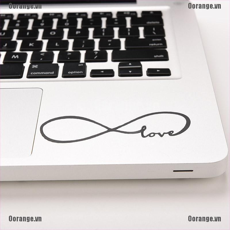 Sticker dán Laptop Love Infinity cho Macbook Laptop Pro Air 13" 15"