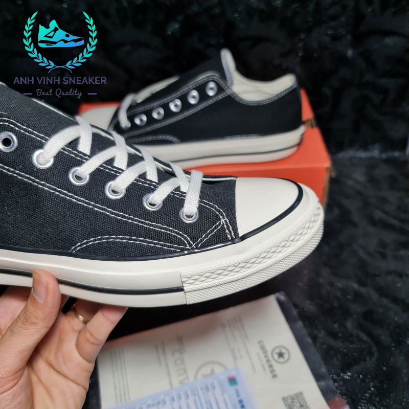 Giày converse 1970s đen cổ thấp nam nữ
