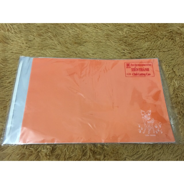 Giấy bao vở kèm bao kiếng màu