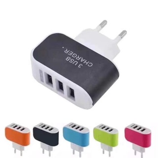 Cục sạc điện thoại đa năng 3 cổng USB