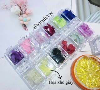Hoa khô trang trí nến thơm, làm nails
