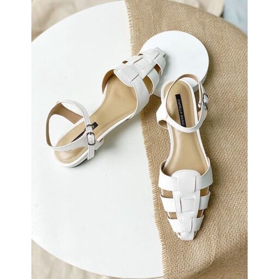 GIÀY QUAI HẬU NỮ SHU STORE - SANDAL NỮ THỜI TRANG QUAI ĐAN MŨI NHỌN ĐẾ BỆT