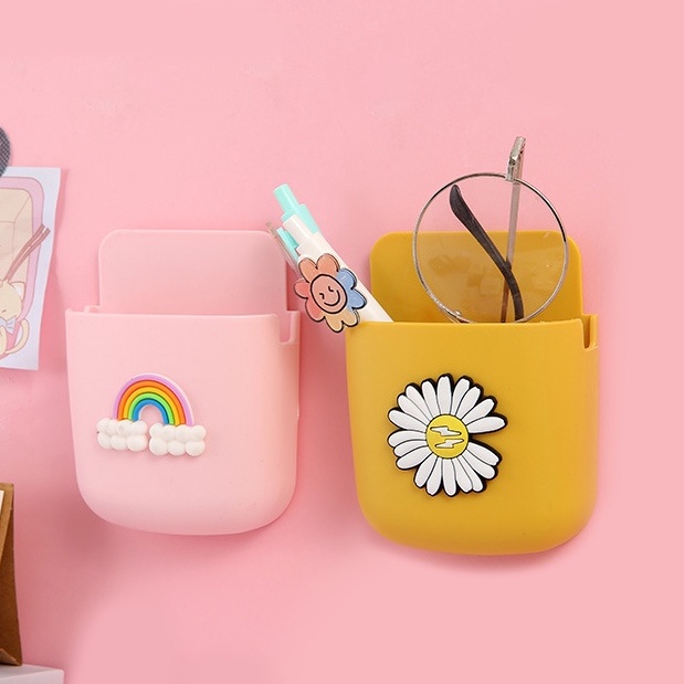 &lt;Tặng Sticker&gt; Khay Để Đa Năng Icon Nổi Trang Trí Phòng Kệ Để Điều Khiển Điện Thoại Đồ Dùng Cá Nhân U017