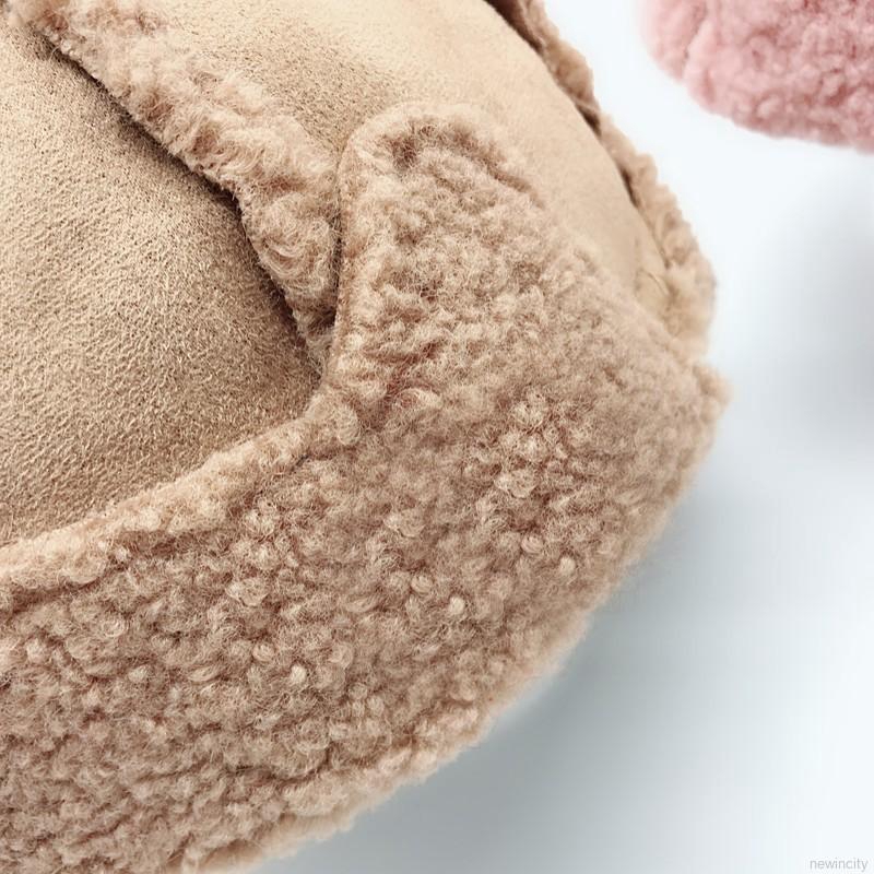 Mũ len tai thỏ dễ thương cho bé trai và gái