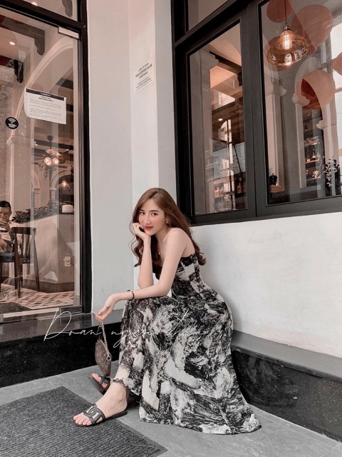 Đầm nữ đẹp❤️free ship đơn 50k❤️đầm maxi loang giá sỉ