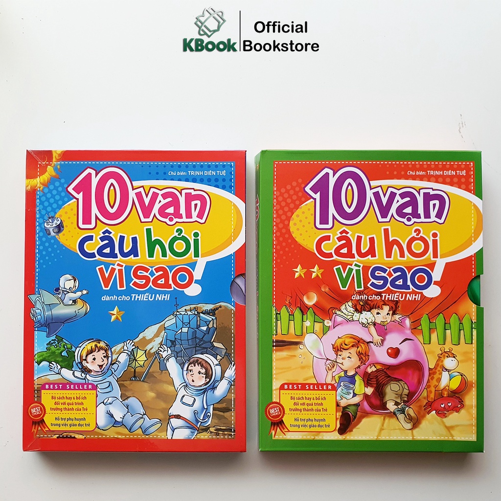 Sách - 10 Vạn câu hỏi vì sao (Box 5 quyển: phần 1, phần 2 , lẻ cuốn tùy chọn)