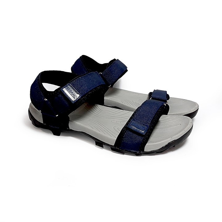 Giày sandal nữ Teramo hay sandan TRM07 xanh đen nữ kiểu giày sandal quai ngang
