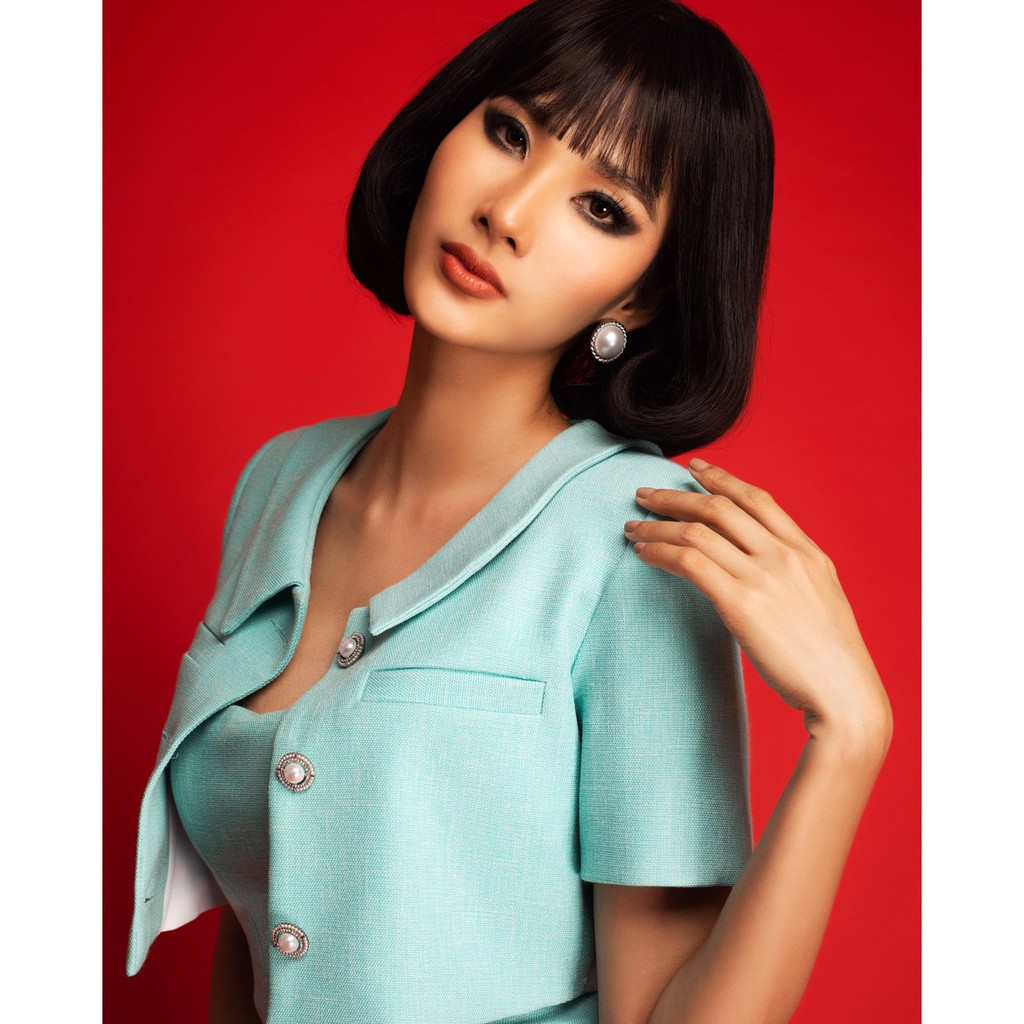 Đầm Bố Nhung Xanh F2 Fashion & Freedom