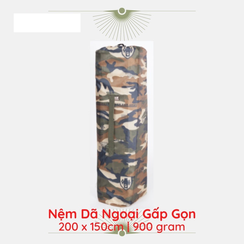 Nệm Dã Ngoại Gấp Gọn | 200 x 150cm | 900 gr | Du Lịch | Phượt |