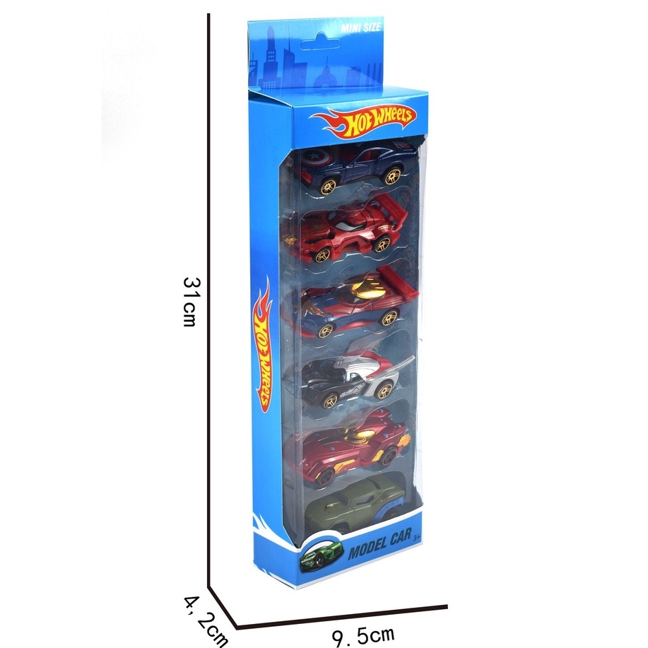 Xe Hơi Đồ Chơi Hot Wheels 6 Trong 1 LS52