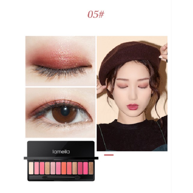 Bảng phấn mắt 10 màu play color eyes của Lameila hàng nội địa Trung MXx