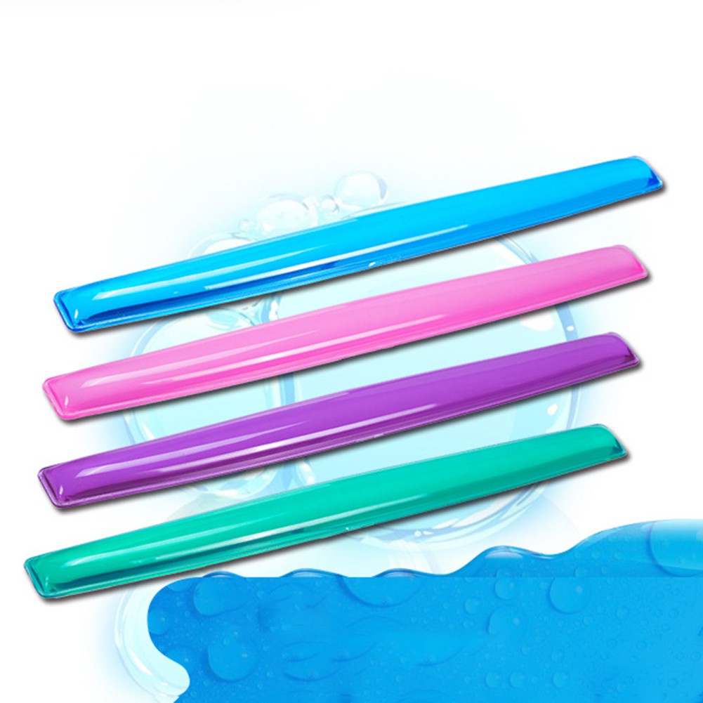 Miếng Lót Cổ Tay Bằng Silicone Trong Suốt Tiện Dụng Cho Bàn Phím Máy Tính / Laptop