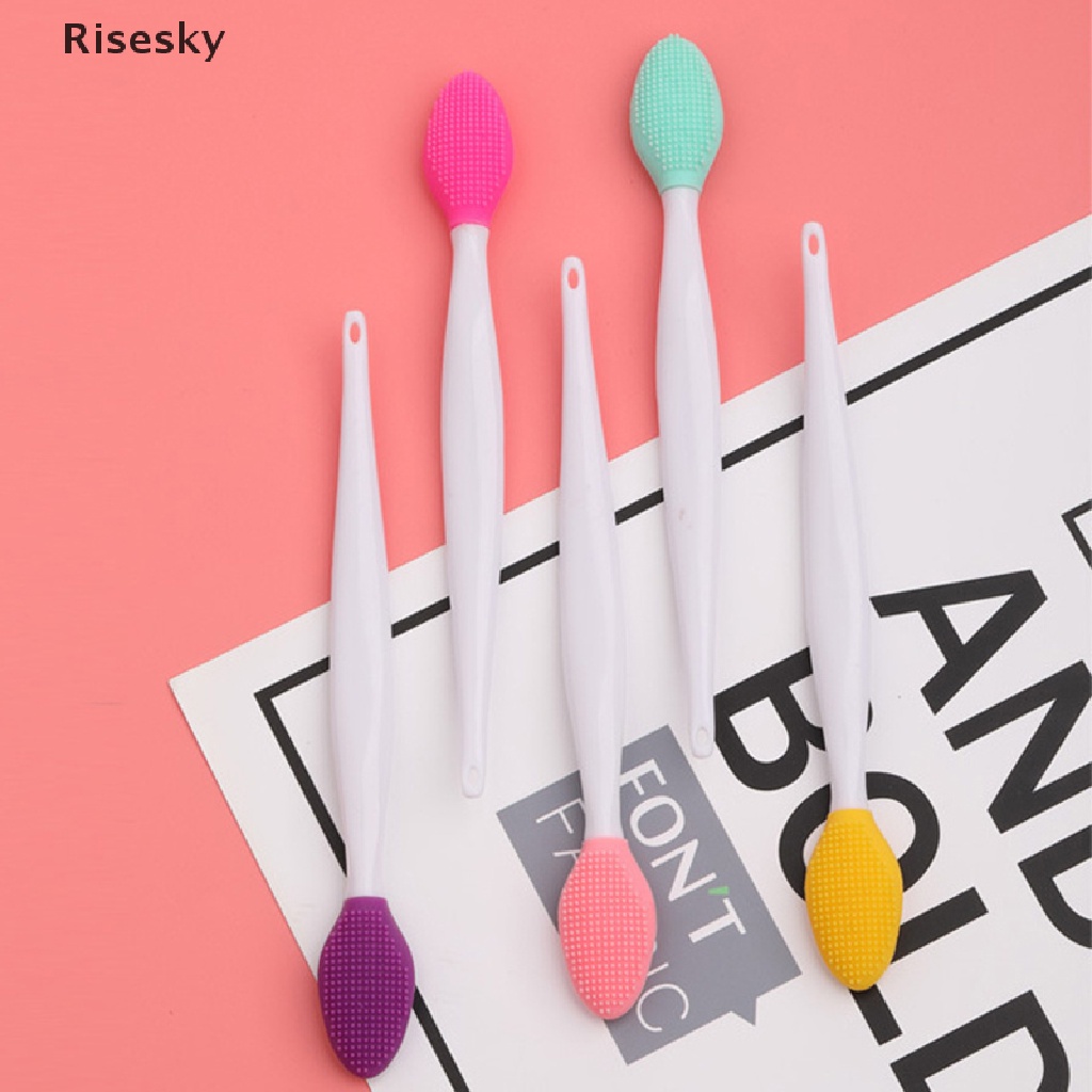 Cọ Silicone Tẩy Tế Bào Chết Loại Bỏ Mụn Đầu Đen Làm Sạch Sâu