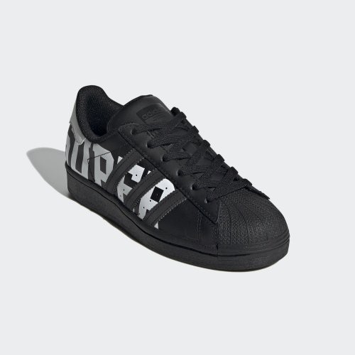 Giày Super Star Auth 🔥FREESHIP🔥 Adidas Superstar Big Logo Black Chính Hãng - Giày Nữ Adidas Chuẩn Auth [FV3745]