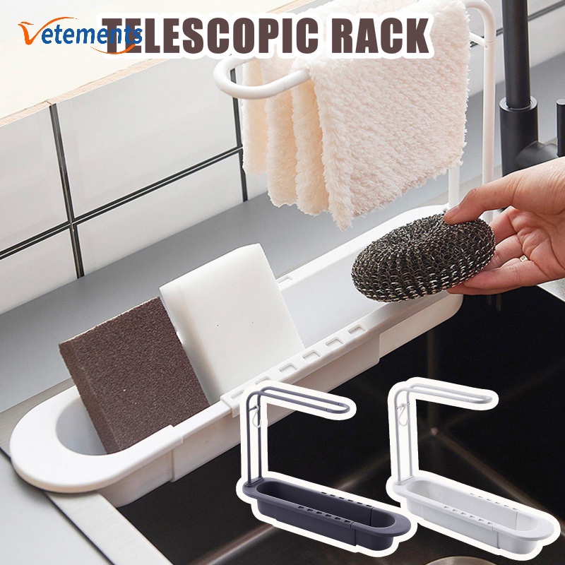 Giá Đỡ Hai Tầng Có Thể Điều Chỉnh Gắn Bồn Rửa Tiện Dụng Và Bền