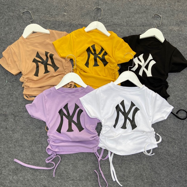 ÁO CROPTOP RÚT NY THUN BORIP