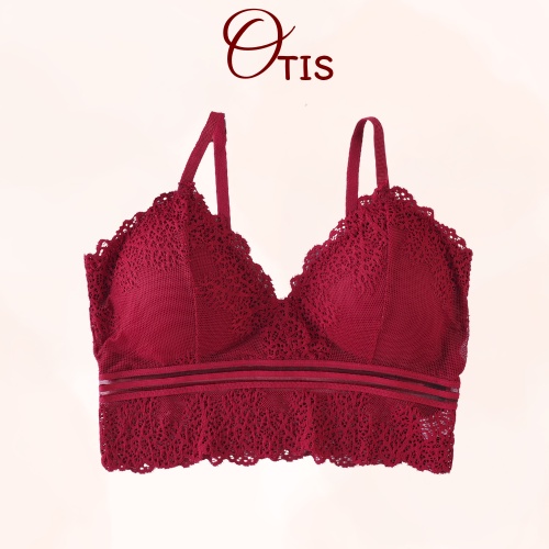 Áo lót ngực bra ren hai dây đệm mỏng phối ren mềm mại quyến rũ OTIS - A821