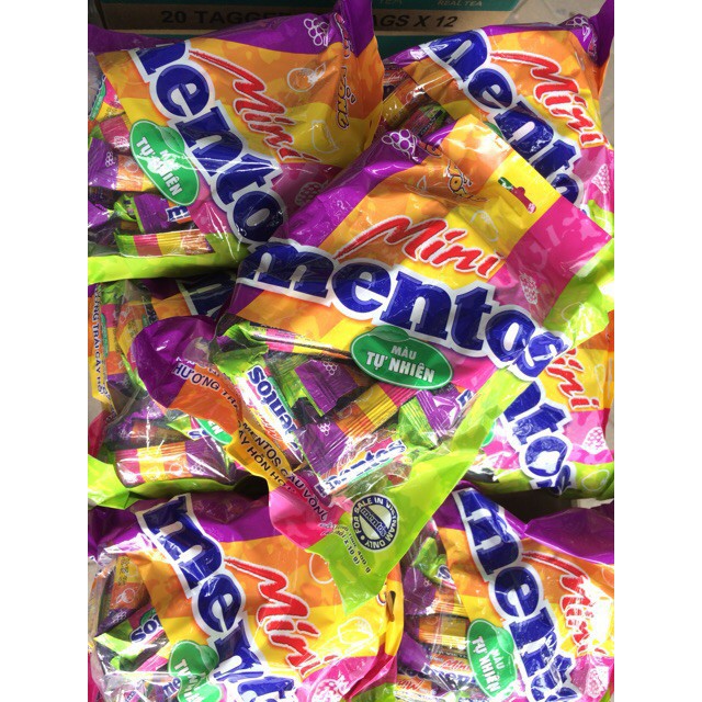 Gói 24 Thỏi Mentos Cầu Vồng Mini
