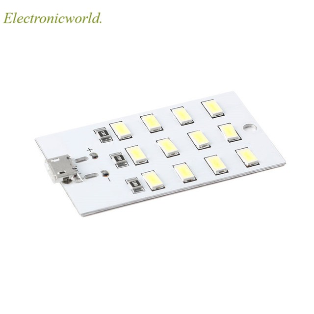 1 Đèn Led 5730 Smd 5v 430ma ~ 470ma Usb 5730 Ánh Sáng Trắng Chất Lượng Cao