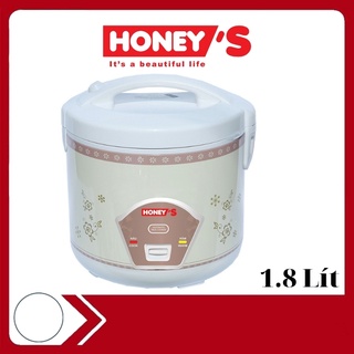 Nồi cơm điện Honey s HO-709M18 -1.8L, chip cảm biến giúp cơm ngon, giữ ấm cơm đến 12h, đa dạng món ăn, tiết kiệm điện (k