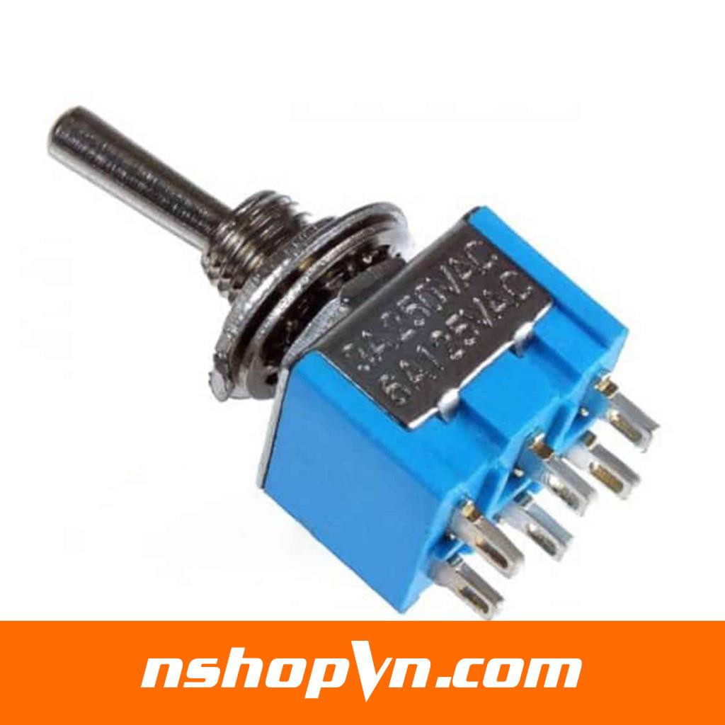 Công tắc gạt 6 chân 6A ( 2 trạng thái, 3 trạng thái )
