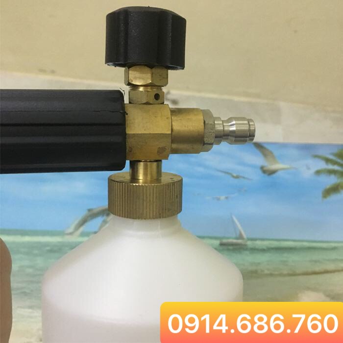 Bình phun bọt rửa xe áp lực cao, nối nhanh với s.úng rửa xe